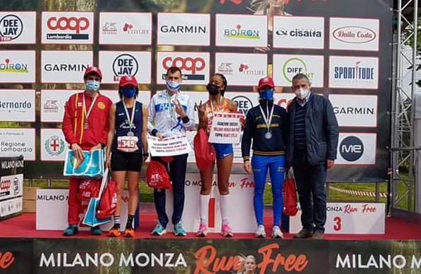 monza run free 2021 podio 10 km
