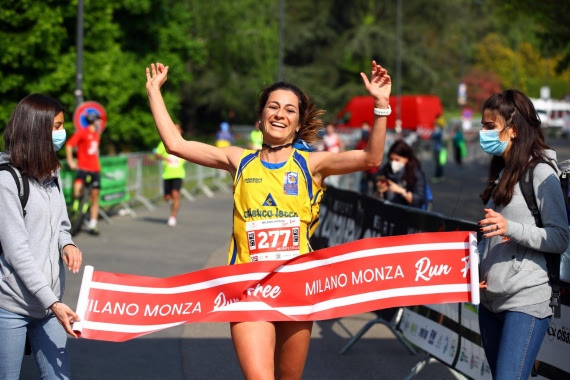 monza run free 2021 podio 10 km